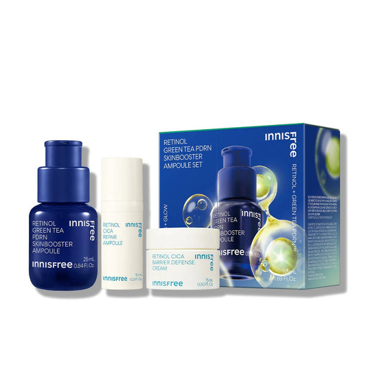 Retinol Green Tea PDRN Skinbooster Ampoule Set