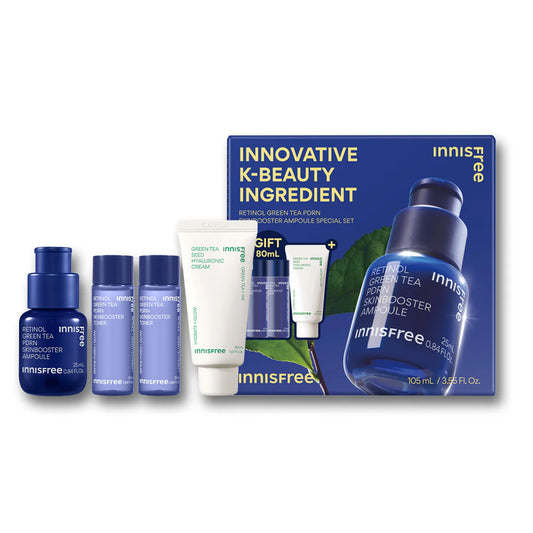 Retinol Green Tea PDRN Skinbooster Ampoule Set
