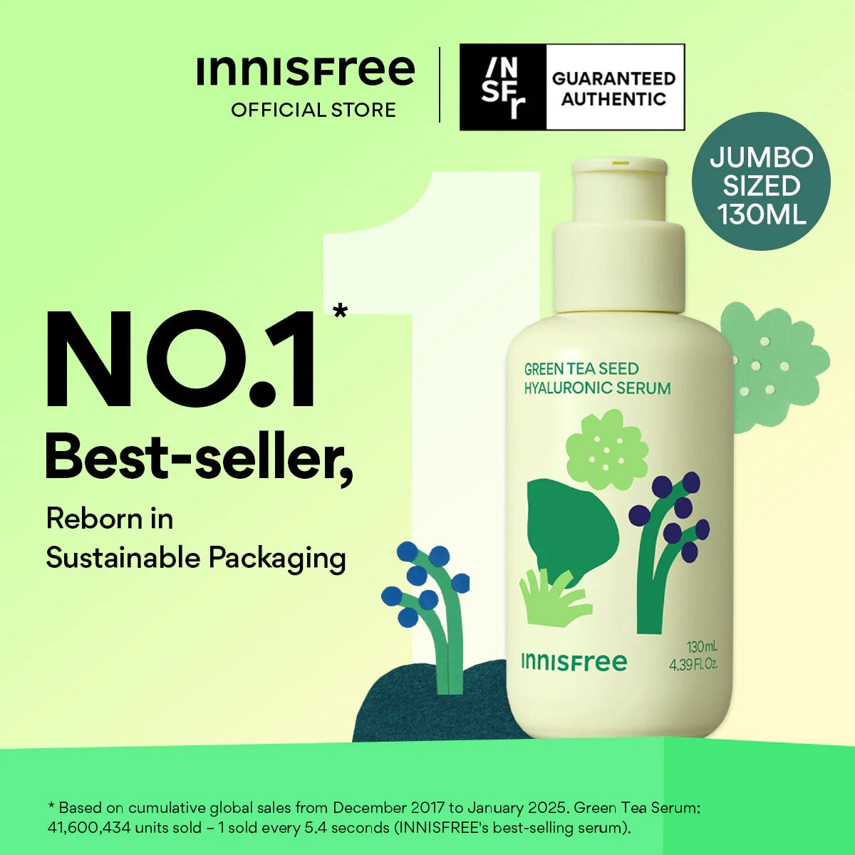Green Tea Seed Hyaluronic Serum 130ml