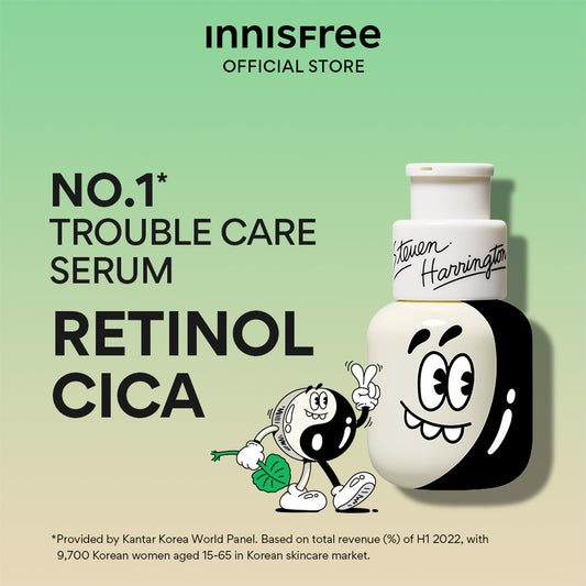 INNISFREE X Steven Harrington Retinol Cica Repair Ampoule Set