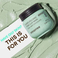 Super Volcanic Pore Clay Mask 100ml (Cool Mint Chocolate)