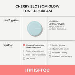 Cherry Blossom Glow Tone-Up Cream (Skin-Fit) SPF50+ PA++++ 50ml