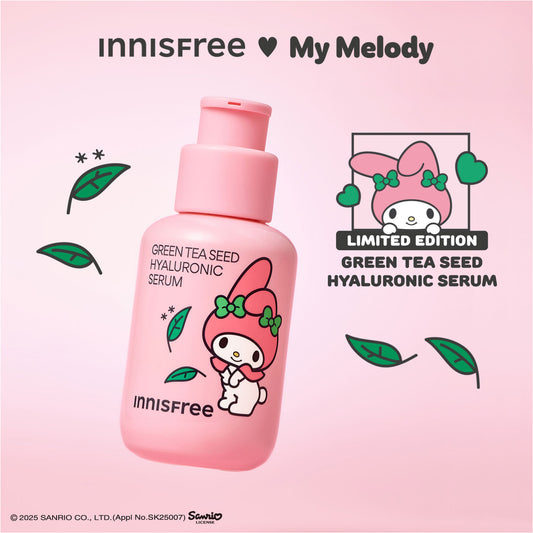 Innisfree & My Melody Green Tea Seed Hyaluronic Serum 80ml