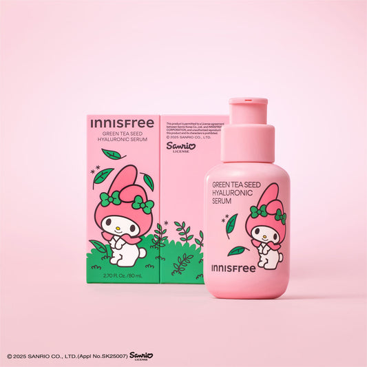 Innisfree & My Melody Green Tea Seed Hyaluronic Serum 80ml