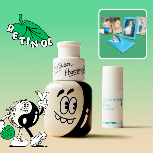 INNISFREE X Steven Harrington Retinol Cica Repair Ampoule Set