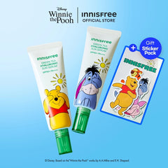 [Winnie the Pooh Edition] Green Tea Hyaluronic Moist Sun Serum Set