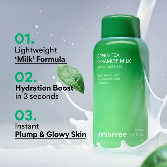 Green Tea Ceramide Milk Barrier Essence + MINGYU ID PHOTO SET